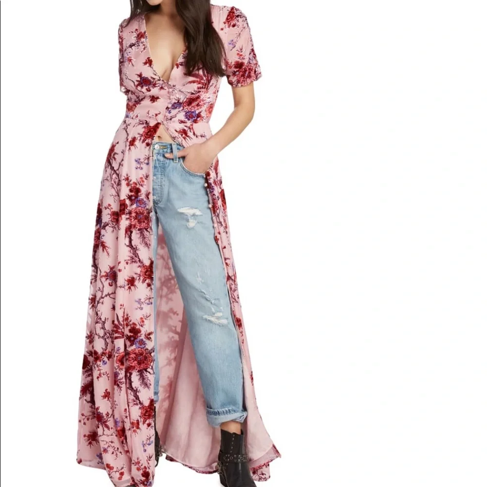 Spring dress- Willow & Clay beautiful long dress NWT cute - Picture 6 of 6